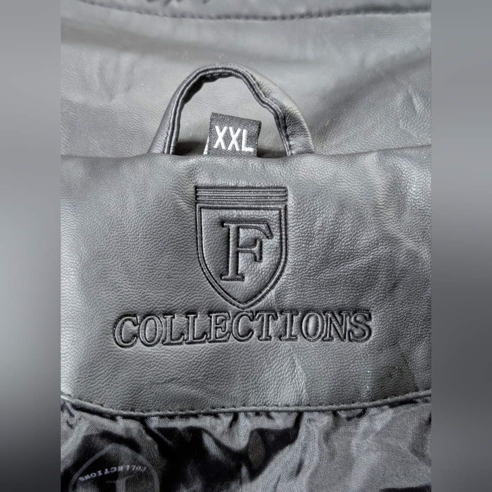 💥 Ferrari F Collection Leather Jacket XXL - Picture 11 of 11